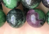 CRZ775 15.5 inches 14mm round ruby zoisite beads wholesale