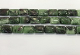 CRZ794 15.5 inches 15*20mm rectangle ruby zoisite gemstone beads