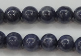 CRZ823 15.5 inches 8mm round natural sapphire gemstone beads