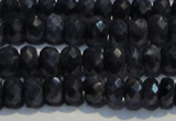 CRZ972 15.5 inches 4*6mm faceted rondelle A- grade sapphire beads