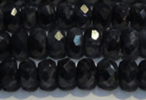 CRZ973 15.5 inches 5*7mm faceted rondelle A- grade sapphire beads