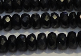 CRZ984 15.5 inches 4*6mm faceted rondelle AA grade sapphire beads