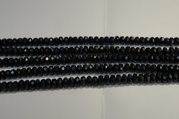 CRZ984 15.5 inches 4*6mm faceted rondelle AA grade sapphire beads