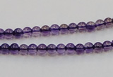 CSA01 15.5 inches 4mm round synthetic amethyst beads wholesale