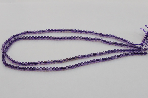 CSA01 15.5 inches 4mm round synthetic amethyst beads wholesale