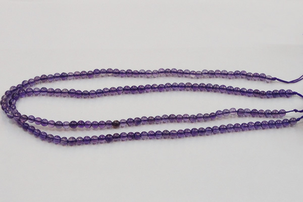 CSA02 15.5 inches 5mm round synthetic amethyst beads wholesale