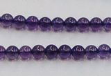 CSA03 15.5 inches 6mm round synthetic amethyst beads wholesale