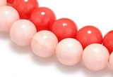 CSB11 16 inches 8mm round shell pearl beads Wholesale