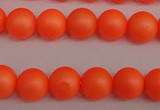 CSB1310 15.5 inches 4mm matte round shell pearl beads wholesale