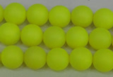 CSB1315 15.5 inches 4mm matte round shell pearl beads wholesale