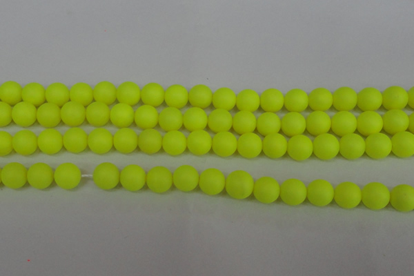 CSB1316 15.5 inches 6mm matte round shell pearl beads wholesale