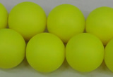 CSB1319 15.5 inches 12mm matte round shell pearl beads wholesale