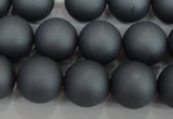 CSB1326 15.5 inches 6mm matte round shell pearl beads wholesale