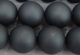 CSB1329 15.5 inches 12mm matte round shell pearl beads wholesale