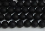 CSB1456 15.5 inches 6mm matte round shell pearl beads wholesale