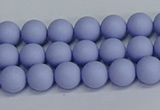 CSB1700 15.5 inches 4mm round matte shell pearl beads wholesale