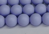 CSB1703 15.5 inches 10mm round matte shell pearl beads wholesale