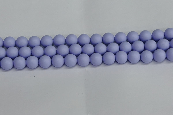 CSB1704 15.5 inches 12mm round matte shell pearl beads wholesale