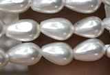 CSB2123 15.5 inches 4*7mm teardrop shell pearl beads wholesale