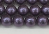 CSB2270 15.5 inches 4mm round wrinkled shell pearl beads wholesale