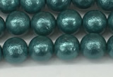 CSB2331 15.5 inches 6mm round wrinkled shell pearl beads wholesale