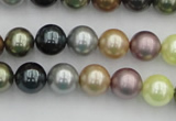 CSB339 15.5 inches 10mm round mixed color shell pearl beads