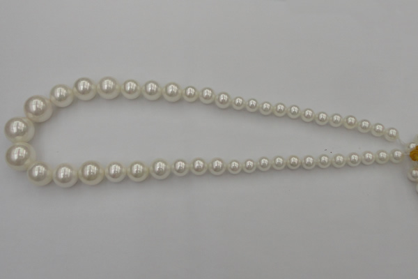 CSB400 15.5 inches 8mm - 16mm round shell pearl beads