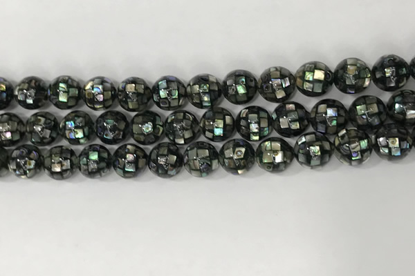 CSB4007 15.5 inches 8mm ball abalone shell beads wholesale