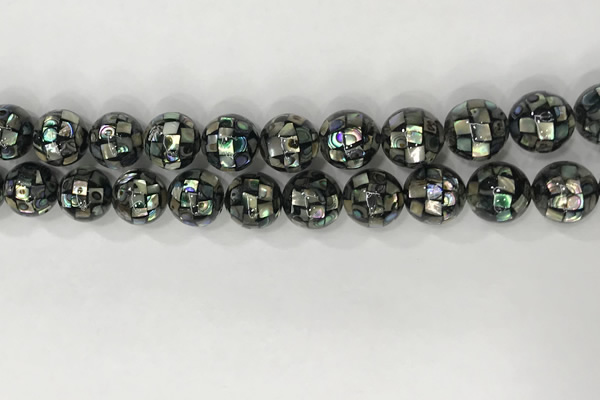 CSB4024 15.5 inches 12mm ball abalone shell beads wholesale