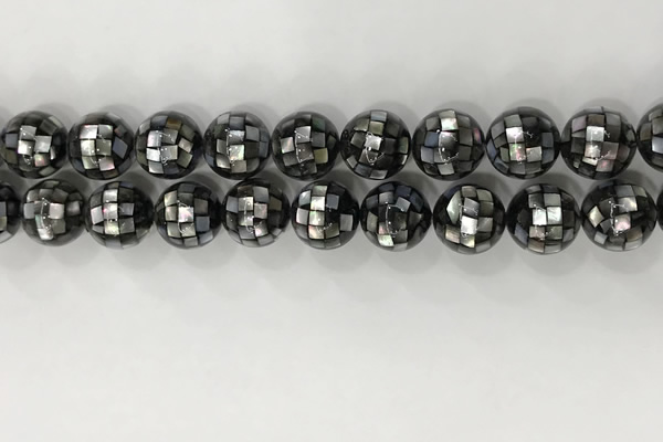 CSB4035 15.5 inches 14mm ball abalone shell beads wholesale