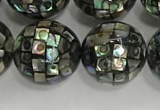 CSB4043 15.5 inches 16mm ball abalone shell beads wholesale