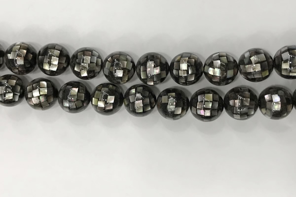 CSB4044 15.5 inches 16mm ball abalone shell beads wholesale