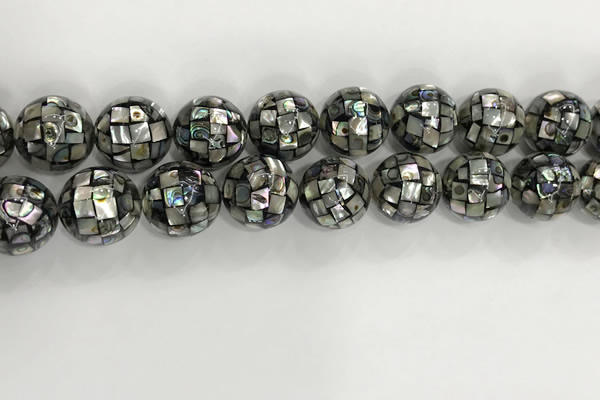 CSB4051 15.5 inches 18mm ball abalone shell beads wholesale