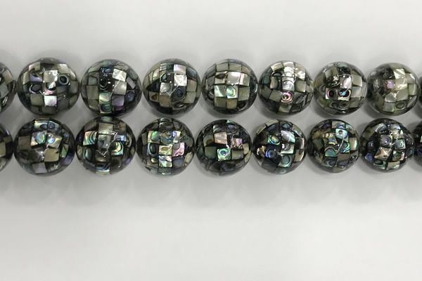 CSB4061 15.5 inches 20mm ball abalone shell beads wholesale