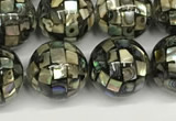 CSB4100 15.5 inches 10mm ball abalone shell beads wholesale