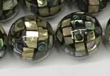 CSB4102 15.5 inches 14mm ball abalone shell beads wholesale