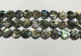 CSB4114 15.5 inches 14mm heart abalone shell beads wholesale