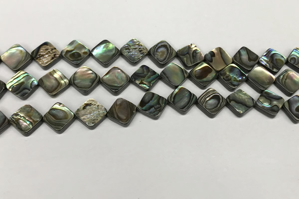 CSB4118 15.5 inches 8*8mm diamond abalone shell beads wholesale