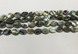 CSB4125 15.5 inches 8*10mm oval abalone shell beads wholesale