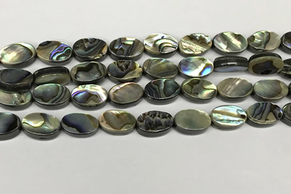 CSB4127 15.5 inches 10*14mm oval abalone shell beads wholesale