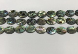 CSB4128 15.5 inches 12*16mm oval abalone shell beads wholesale