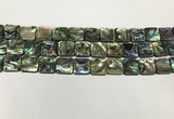 CSB4145 15.5 inches 12*12mm square abalone shell beads wholesale