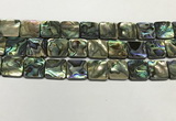 CSB4148 15.5 inches 18*18mm square abalone shell beads wholesale