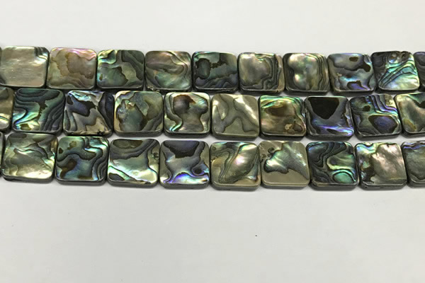 CSB4148 15.5 inches 18*18mm square abalone shell beads wholesale