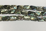 CSB4156 15.5 inches 15*20mm rectangle abalone shell beads wholesale