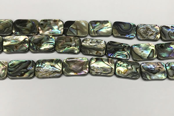 CSB4156 15.5 inches 15*20mm rectangle abalone shell beads wholesale