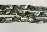 CSB4157 15.5 inches 18*25mm rectangle abalone shell beads wholesale