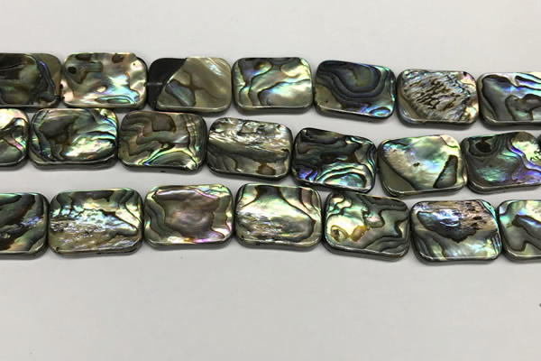 CSB4157 15.5 inches 18*25mm rectangle abalone shell beads wholesale