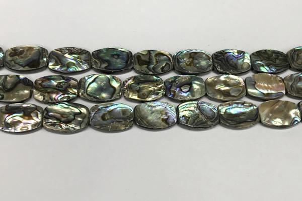 CSB4162 15.5 inches 13*18mm flat drum abalone shell beads wholesale