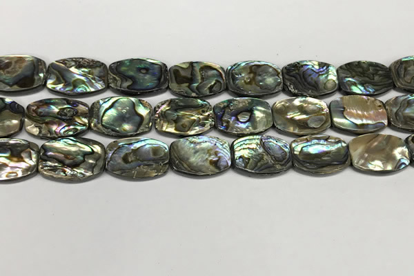 CSB4163 15.5 inches 15*20mm flat drum abalone shell beads wholesale